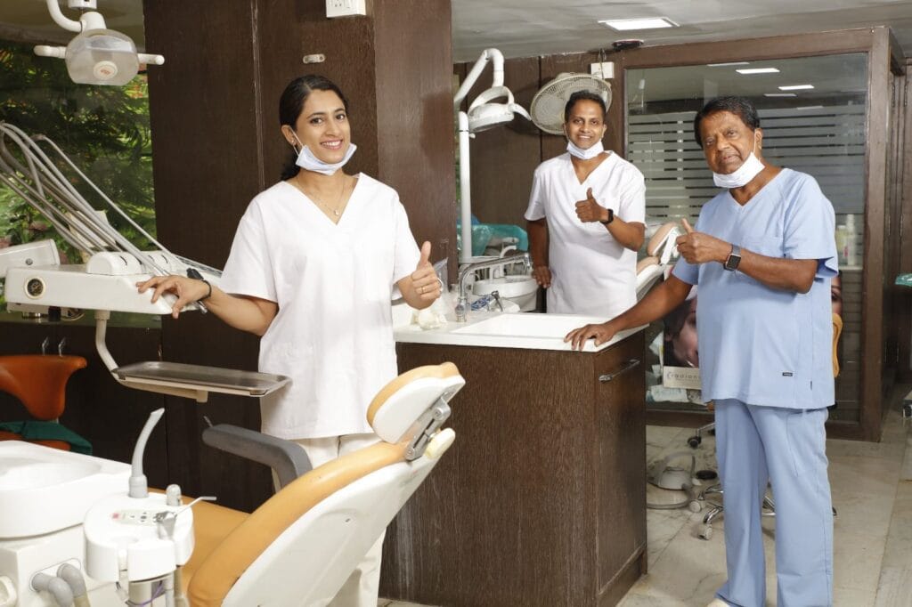Dr.Gowds Our dentists in the treatment suite