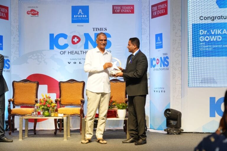Dr.Vikas Gowd Dr Gowds Dental Hospital Prof. Dr. Vikas Gowd at the Times Icons of Healthcare awards