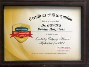 Dr. Gowds' Dental Hospitals |Awards