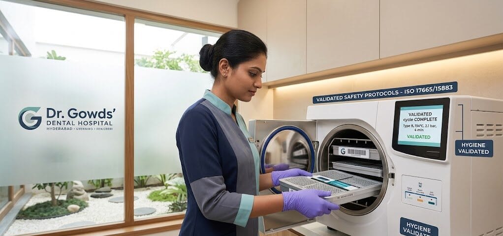 visulaized Dr Gowd's Dental Hsopitals In the mIAn in the