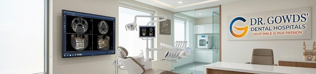 An informative view of the state-of-the-art sterile environment at Dr. Gowds Dental Hospitals
