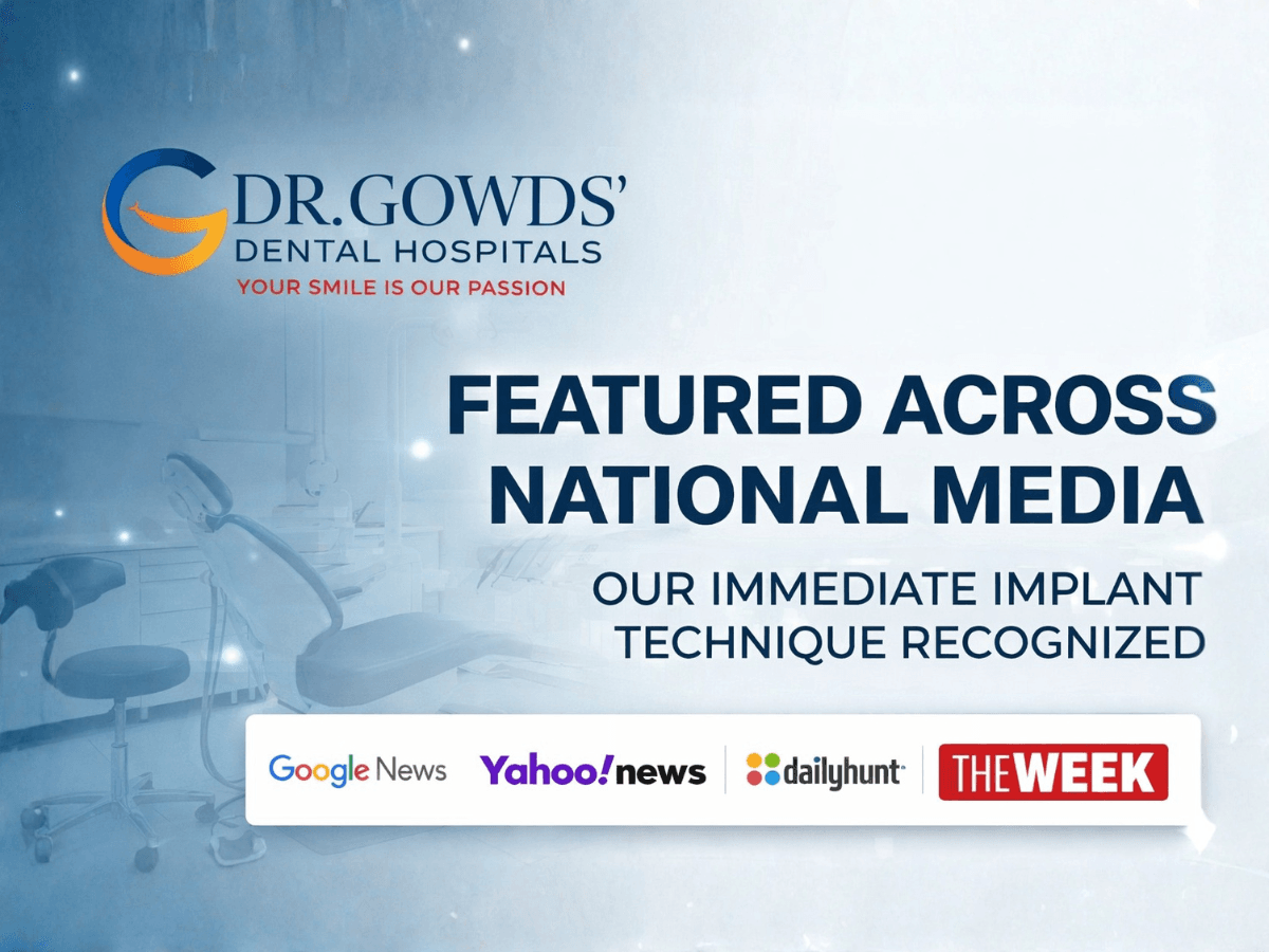 Dr Vikas Gowd Featured Across 200+ News Platforms for Advancing Dental Implant Technology in India