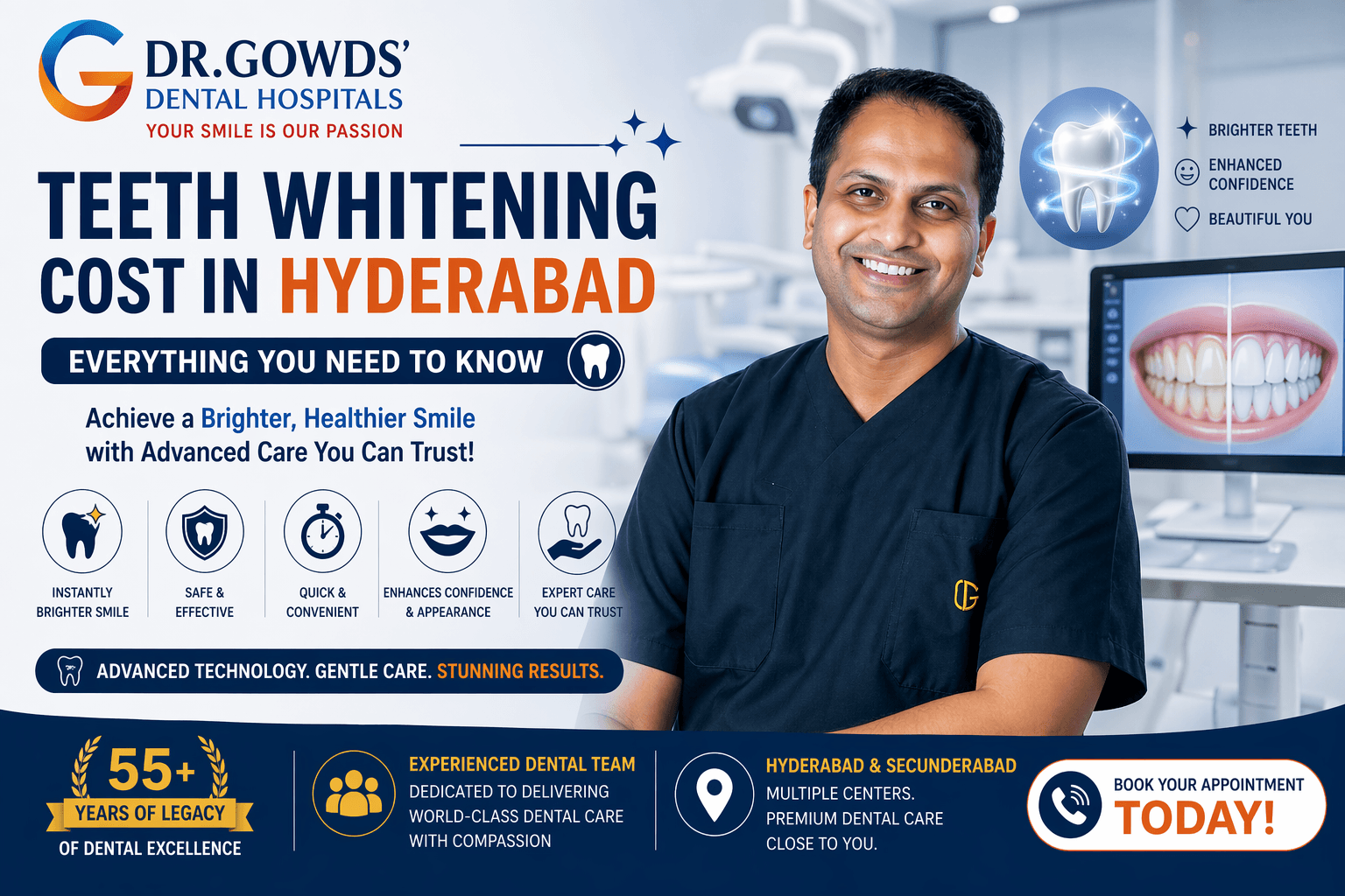 Teeth Whitening Cost in Hyderabad Teeth Whitening Cost in Hyderabad