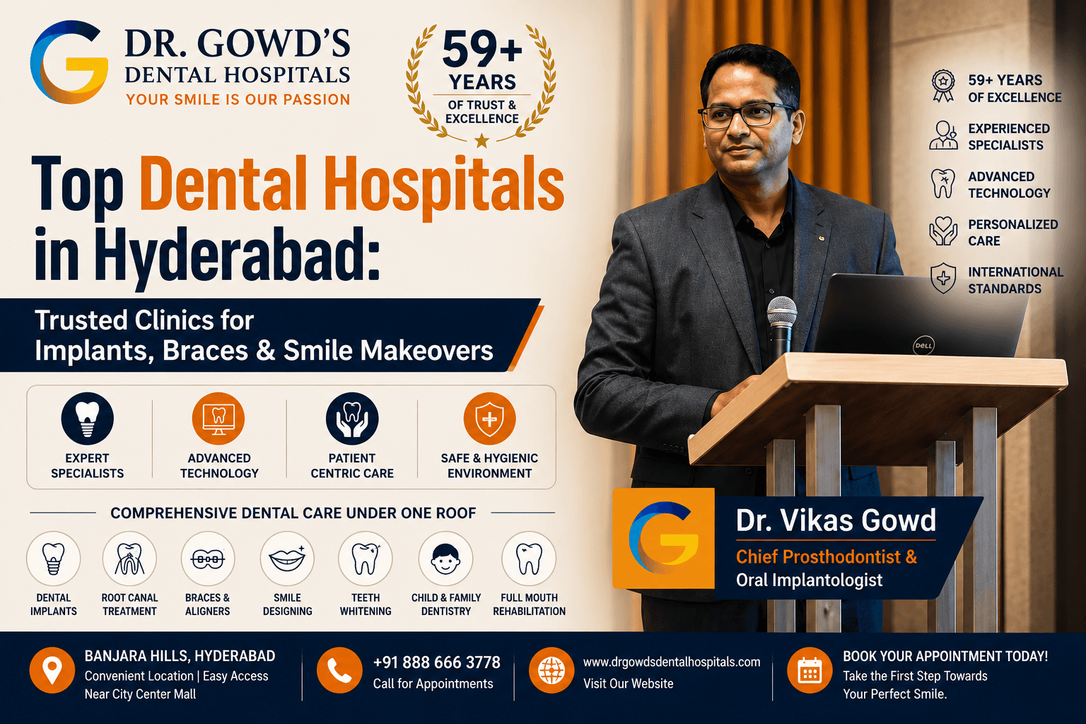 Top Dental Hospitals in Hyderabad