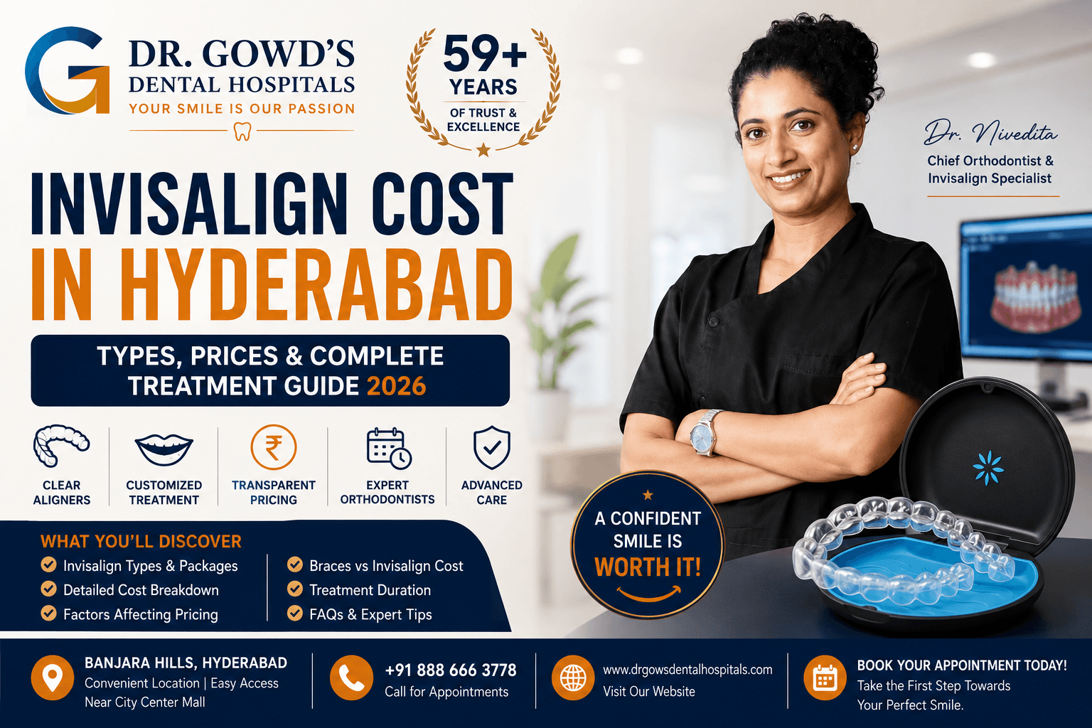 Invisalign Cost in Hyderabad
