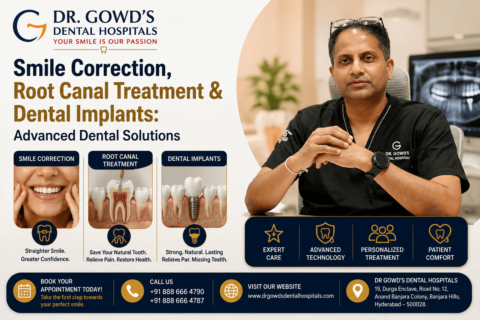 Smile Correction Root Canal Treatment Dental Implants Advanced Dental Solutions Smile Correction, Root Canal Treatment & Dental Implants: Advanced Dental Solutions