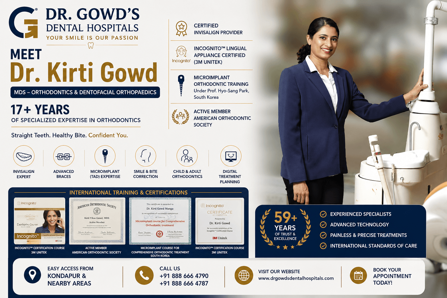 Dr Kirti Gowd Orthodontics