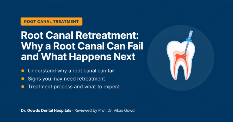 Root Canal Retreatment: Why a Root Canal Can Fail and What Happens Next